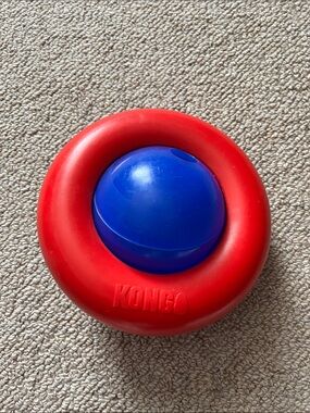 Kong Red and Blue Ball Treat Dispenser